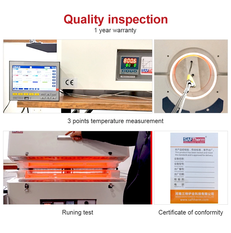 CE Certificate High Temperature 1200c Lab Muffle Furnace /Electric Chamber Heating Furnace